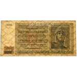 Bohemia and Moravia, 5.000 Kronen 1944 - SPECIMEN - S.18 A -