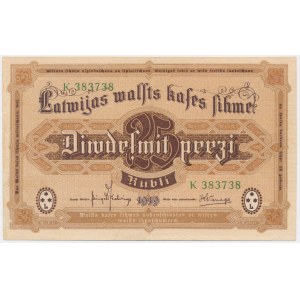 Latvia, 25 Rubles 1919