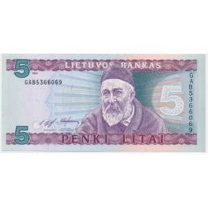 Litwa, 5 litu 1993