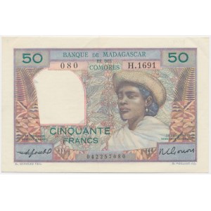 Madagaskar, 50 franków (1950-1951)