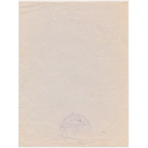 Warszawa, cegiełka na 100 złotych na budowę Gmachu Legi Morskiej 1947