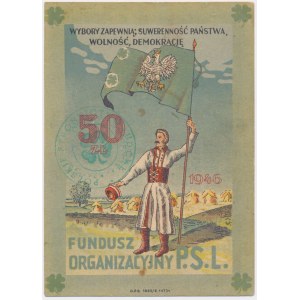 Fundusz PSL, cegiełka na 50 złotych 1946