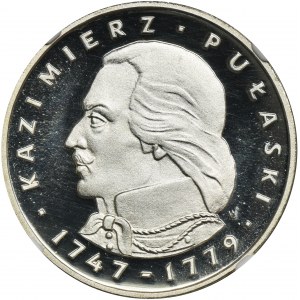 100 złotych 1976 Kazimierz Pułaski - NGC PF69 ULTRA CAMEO