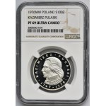 100 złotych 1976 Kazimierz Pułaski - NGC PF69 ULTRA CAMEO