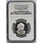 100 złotych 1975 Helena Modrzejewska - NGC PF69 ULTRA CAMEO