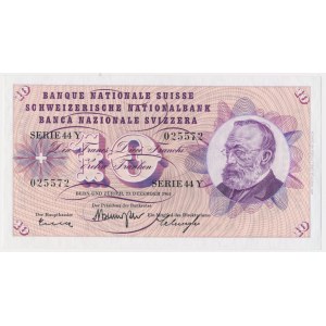 Switzerland, 10 Francs 19655