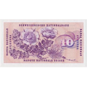 Switzerland, 10 Francs 19655