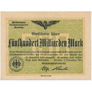 Germany (Breslau), 500 billion Mark 1923