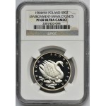 500 złotych 1984 Ochrona Środowiska Łabędź - NGC PF68 ULTRA CAMEO