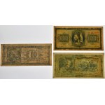 Greece, group of 10-25.000 Drachms 1942-44 (3 pcs.)