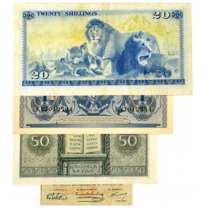 Group of mix banknotes (4 pcs._
