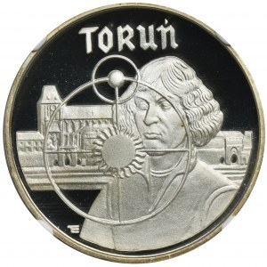 5.000 złotych 1989 Toruń, Mikołaj Kopernik - NGC PF69 ULTRA CAMEO