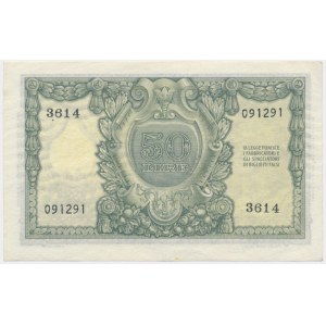 Italy, 50 Lires 1951