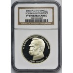 50.000 złotych 1988 Piłsudski - NGC PF69 ULTRA CAMEO