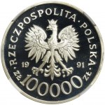 100.000 złotych 1991 Tobruk - NGC PF69 ULTRA CAMEO