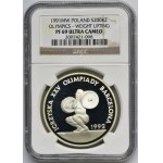 200.000 złotych 1991 Olimpiada Barcelona 1992, Podnoszenie ciężarów - NGC PF69 ULTRA CAMEO