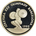 200.000 złotych 1991 Olimpiada Barcelona 1992, Podnoszenie ciężarów - NGC PF69 ULTRA CAMEO