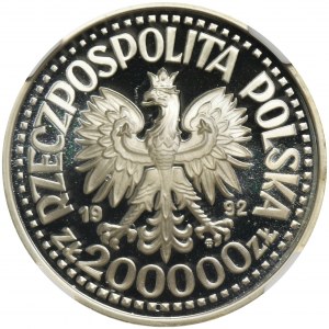 200.000 złotych 1992 Stanisław Staszic - NGC PF69 ULTRA CAMEO