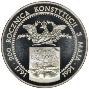 200.000 złotych 1991 200 rocznica Konstytucji 3 Maja - NGC PF69 ULTRA CAMEO