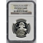 200.000 złotych 1992 Władysław Warneńczyk, Półpostać - NGC PF69 ULTRA CAMEO