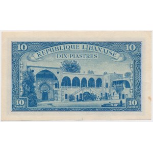 Lebanon, 10 Piastres 1950