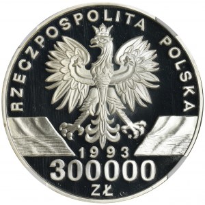 300.000 złotych 1993 Jaskółki - NGC PF69 ULTRA CAMEO