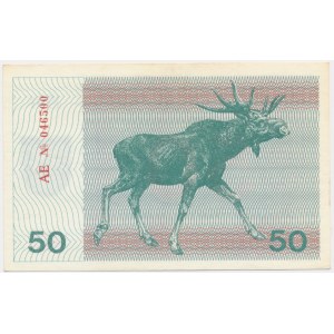 Lithuania, 50 Talonas 1991 - without text