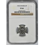 Free City of Danzig, 5 pfennige 1923 - NGC PF66 - PROOF