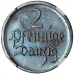 Free City of Danzig, 2 pfennige 1923 - NGC PF65 BN - PROOF