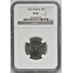 Free City of Danzig, 10 pfennige 1923 - NGC PF65 - PROOF