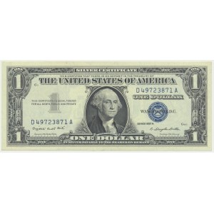 USA, Silver Certificate, 1 Dollar 1957 A - Smith & Dillon