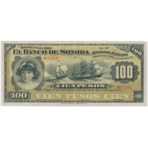 Meksyk (Sonora), 100 peso 1911