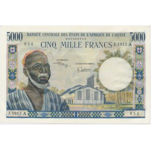 Afryka Zachodnia, 5000 franków (1961-65)
