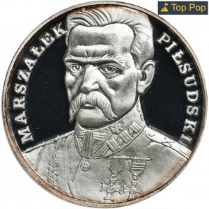 DUŻY TRYPTYK, 200.000 złotych 1990 Piłsudski - NGC PF69 ULTRA CAMEO