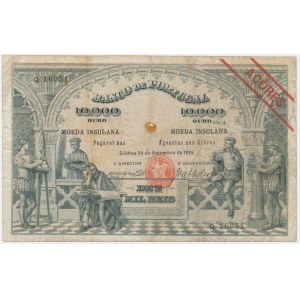 Portugal, 10.000 Reis 1910