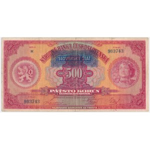Czechosłowacja, 500 koron 1929