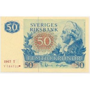 Szwecja, 50 koron 1967