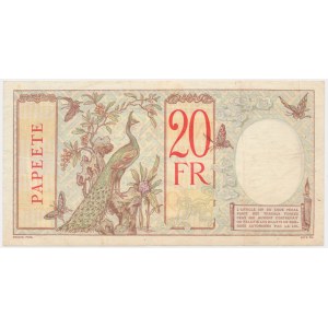 Indochiny, Tahiti, 20 franków (1928)