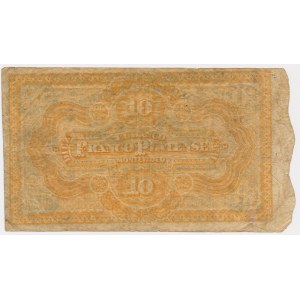 Uruguay, Banco Franco Patense, 10 Pesos 1871