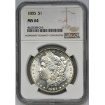 USA, 1 Dollar Philadelphia 1885 - Morgan - NGC MS64