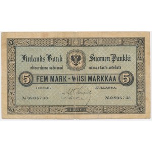 Finlandia, 5 marek 1886 - RZADKIE