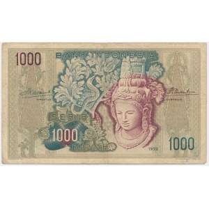 Indonesia, 1.000 Rupiah 1952