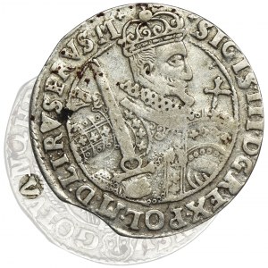 Zygmunt III Waza, Ort Bydgoszcz 1622 - PRVS M, V zamiast A