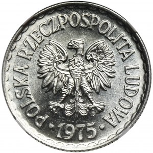 1 złoty 1975 - NGC MS66