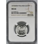 1 złoty 1975 - NGC MS66