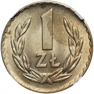 1 złoty 1949 Miedzionikiel - NGC MS64