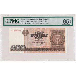 Germany (DDR), 500 Mark 1985 - PMG 65 EPQ