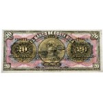 Costa Rica, 20 Pesos 1899 - PMG 62