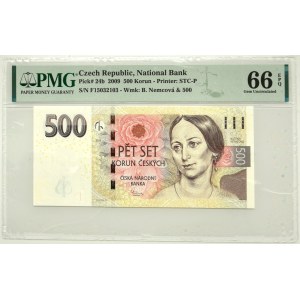 Czech Republic, 500 Korun 2009 - PMG 66 EPQ