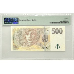Czechy, 500 koron 2009 - PMG 66 EPQ